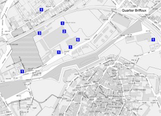 Plan de stationnement PMR Quartier Briffoux